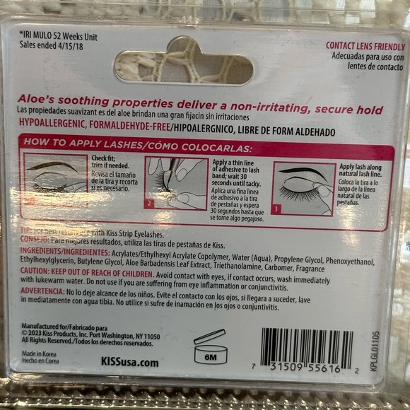 KISS LASH STRIP ADHESIVE NWT 2 pack - Picture 5 of 5